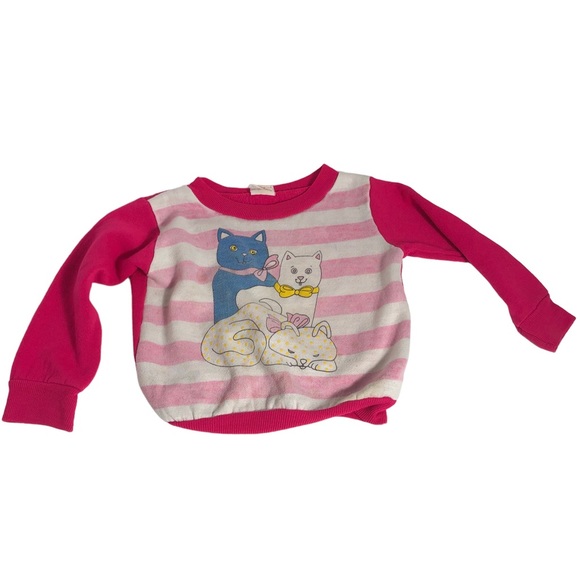 Andover Togs girls cat sweatpants outfit. Sz 4 - Picture 3 of 7
